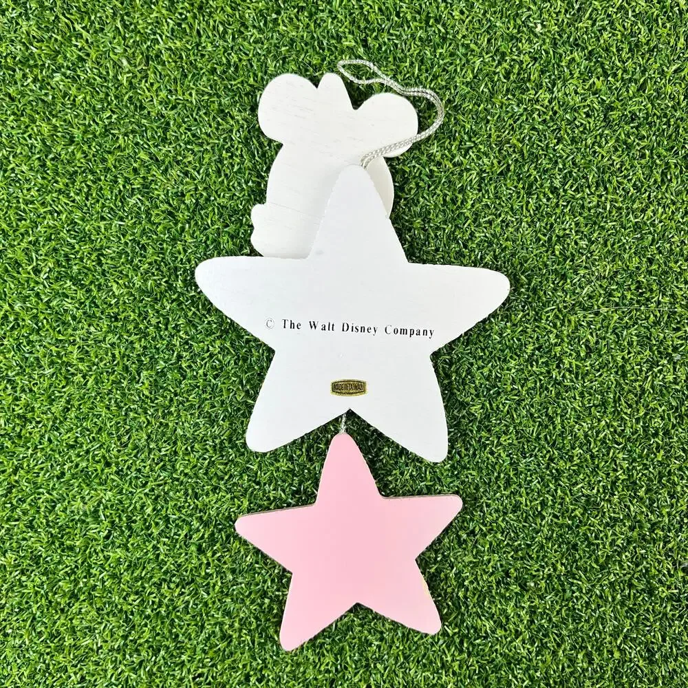 Vintage 1990 Walt Disney Company Wooden Minnie Mouse A Star Is Born Ornament